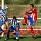 Redondo se estrenó con la Deportiva con un gol de cabeza tras un centro de Rubén Vega.