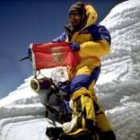 Oiarzábal ha subido a los 14 picos de más de 8.000 metros, como el Annapurna; a alguno varias veces