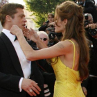 Brad Pitt y Angelina Jolie, en mayo del 2007.
