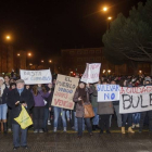 Vecinos del barrio de Gamonal, en la manifestación de este domingo.