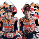 Marc Márquez y Dani Pedrosa se han presentado hoy en Indonesia con el equipo Repsol-Honda.
