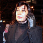 Carmen Martínez-Bordiú llega al funeral de su madre, Carmen Franco Polo, en Madrid, el pasado 11 de enero.