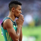 Van Niekerk, en las semifinales del domingo de 400 metros.