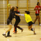 Las jugadoras del Cleba durante un entrenamiento.