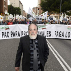 Arias Cañete fue el centro de la mayor parte de las protestas de los manifestantes.