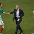 José Mourinho, durante el encuentro de leyendas