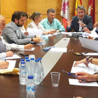 Reunión de campaña en el PP, ayer. DL