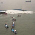 Imagen de un accidente similar producido en Corea en el abril pasado.