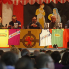 Andrés, De Grado, Ángel Álvarez, Estrada y Urbano González en la presentación del libro. FERNANDO OTERO