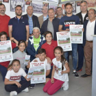 Foto de familia de la presentación del campus de fútbol. DL
