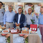 Las autoridades en la presentación de la decimotercera Feria Agroalimentaria.