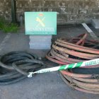 Material intervenido por la Guardia Civil de Ponferrada.