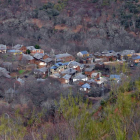 Vista general del pueblo de Prado, del municipio de Villafranca. DL