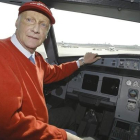Una imagen de archivo del expiloto austríaco Niki Lauda.