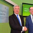 Fallon y Galán, en un momento del encuetro.