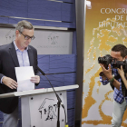 El vicesecretario general de Ciudadanos, José Manuel Villegas, ayer en el Congreso. EMILIO NARANJO