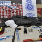 Imagen de los efectos intervenidos en el transcurso de la operación.