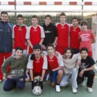 Formación del colegio Virgen Blanca que milita en el grupo B de la categoría cadete masculino