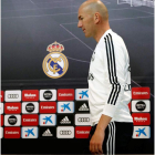 El entrenador del Real Madrid, Zinedine Zidane. JAVIER LÓPEZ