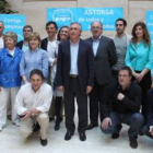 La candidatura del PP de Astorga.