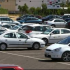 Los taxistas se concentraron ayer por la mañana en la zona del Carmen