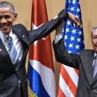 Barack Obama y Raúl Castro, durante su encuentro en La Habana, el año pasado.