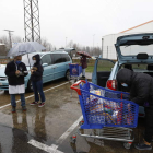 Entrega de alimentos en la campaña de Navidad de 2021. MARCIANO PÉREZ