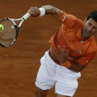 Djokovic debutó con triunfo en el Mutua Madrid Open. JUANJO MARTÍN