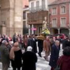 Una imagen de la procesión del santo de la garganta del año pasado