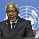 Imagen de archivo del antiguo enviado especial internacional de la ONU, Kofi Annan.