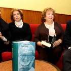Juan Carlos Mestre, Úrsula Rodríguez, Yolanda Ordás y César Gavela, ayer en La Obrera.