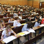 Pruebas de acceso a la universidad, en junio del año pasado.