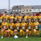 Formación del equipo Femenino Ponferradina. MANUEL MACÍAS