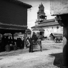 Vista de la plaza de Santa Ana de León.