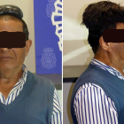 El detenido en comisaría.