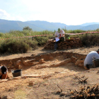 Imagen de las excavaciones en La Cuesta. ANDRÉS MENÉNDEZ