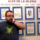 Álex de la Iglesia muestra en Valencia sus dibujos y «storyboards»