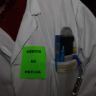 Última huelga de los médicos de León en el año 2008.