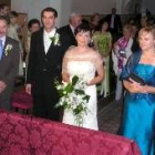 Lorena y José Antonio celebraron ayer su matrimonio en Armunia
