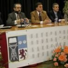 Miguel Martínez, Marino Arranz, Miguel Alejo, Emilio Gutiérrez y Orlando Rodríguez durante el acto