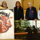 Los miembros del jurado: Juan Carlos Uriarte, Mari Pepa Rodríguez, García Zurdo y Montserrat Gonzále