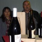 García Courely Tito Alba,en la bodega en la que el matrimonio elabora los ‘Puil’, ubicada en Villafranca.