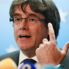 El expresidente de la Generalitat, Carles Puigdemont. OLIVIER HOSLET