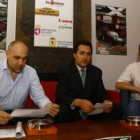 La presentación de la prueba contó con la presencia de los directivos Urbano González, Erundino y Eu