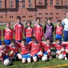 Formación del Sparta Villafranquino que milita en la categoría alevín