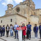 La ministra Margarita Robles ayer, en Toro. MARIAM A. MONTESINOS