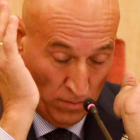 Diez, en el último pleno. RAMIRO