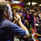 Pablo Iglesias, en un acto de campaña.