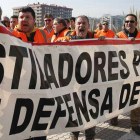 Han vuelto a exigir que se garanticen los empleos de los 6.150 estibadores de los puertos españoles.