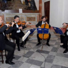 El cuarteto de cuerda Almus en una de sus actuaciones.
